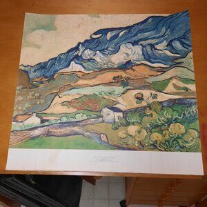 Art Print, "Les Alpilles" by Vincent Van Gogh